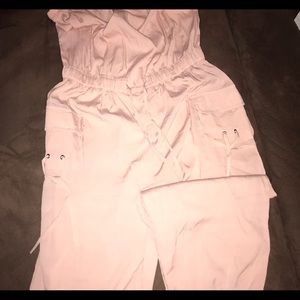 Summer silky halter pants